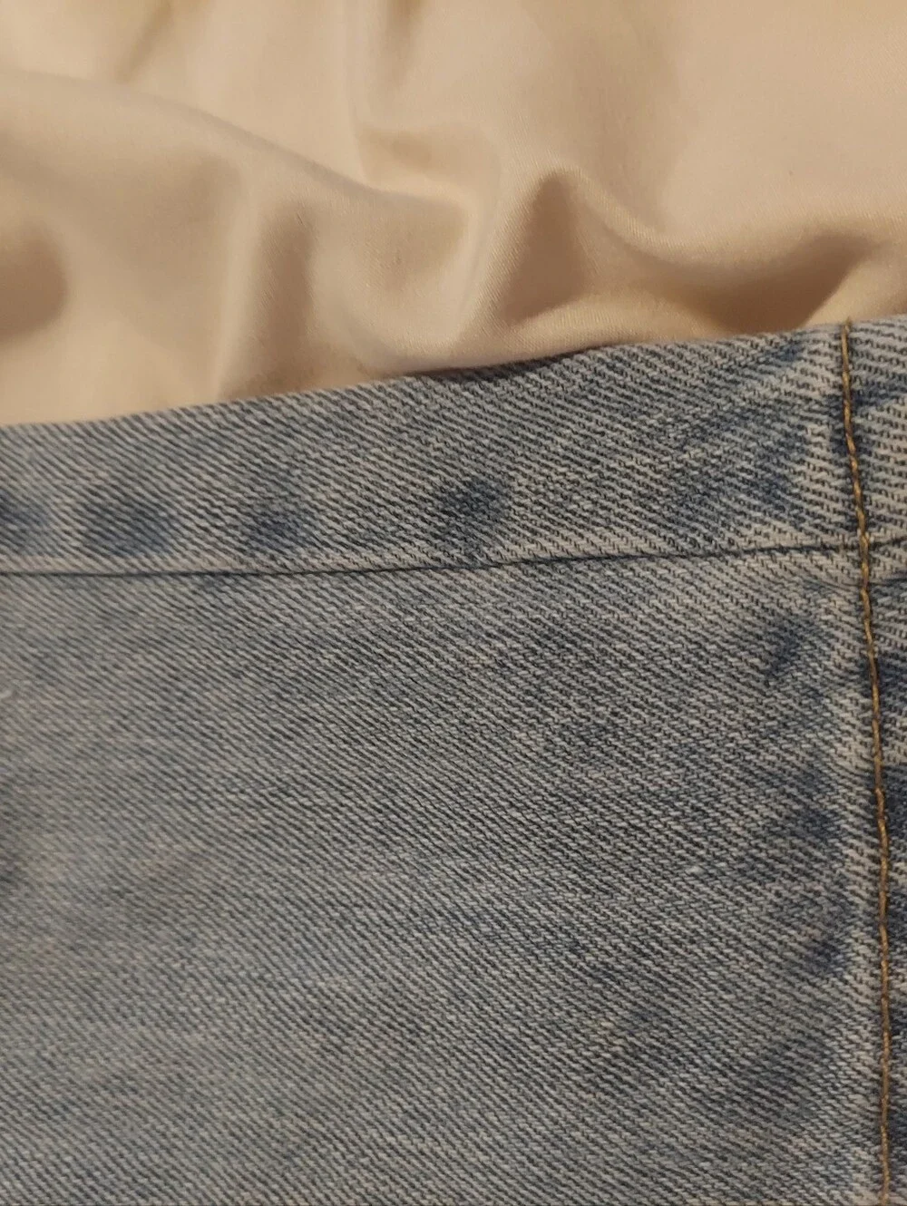 Genuine Kids OshKosh Baby Jeans Lot of 2 Size 12 Months Blue Denim Elastic Waist